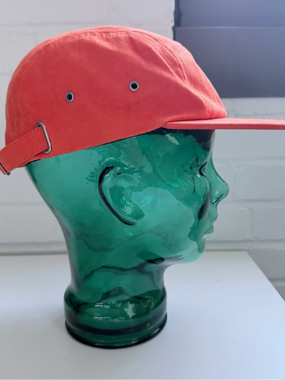 Rare Limited Edition SkullCandy 12 Moods Bold Tangerine 5Panel Hat Suede Orange